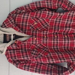 Moose Creek Hoodie Flannel Jacket